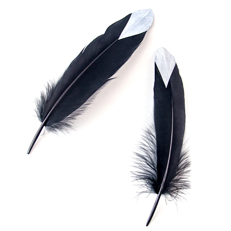 Plumes d'oie naturelles 15-20cm, 10 pièces/lot, artisanat, bricolage, fête de mariage, maison, bijoux, accessoires pour cheveux, décoration