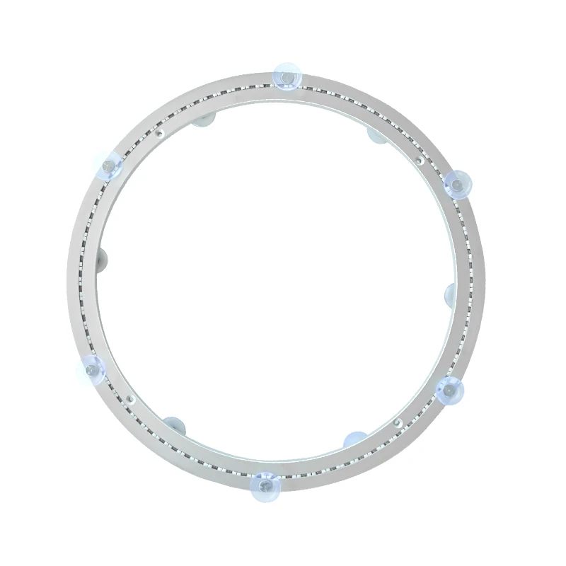 Imagem -06 - Placa Giratória de Mesa Silenciosa Lisa Mute Strap Lazy Susan Plate Malmatch Design Round Turntable Bs01 Upgrade Grande Saucer