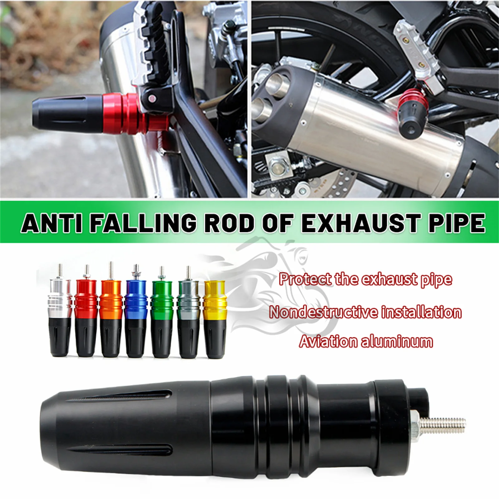 Fit for NC700X NC750X S Motorcycle CNC Frame Exhaust Slider Falling Protector Anti Crash Pad VFR800 VFR1200X X-ADV750 ADV150