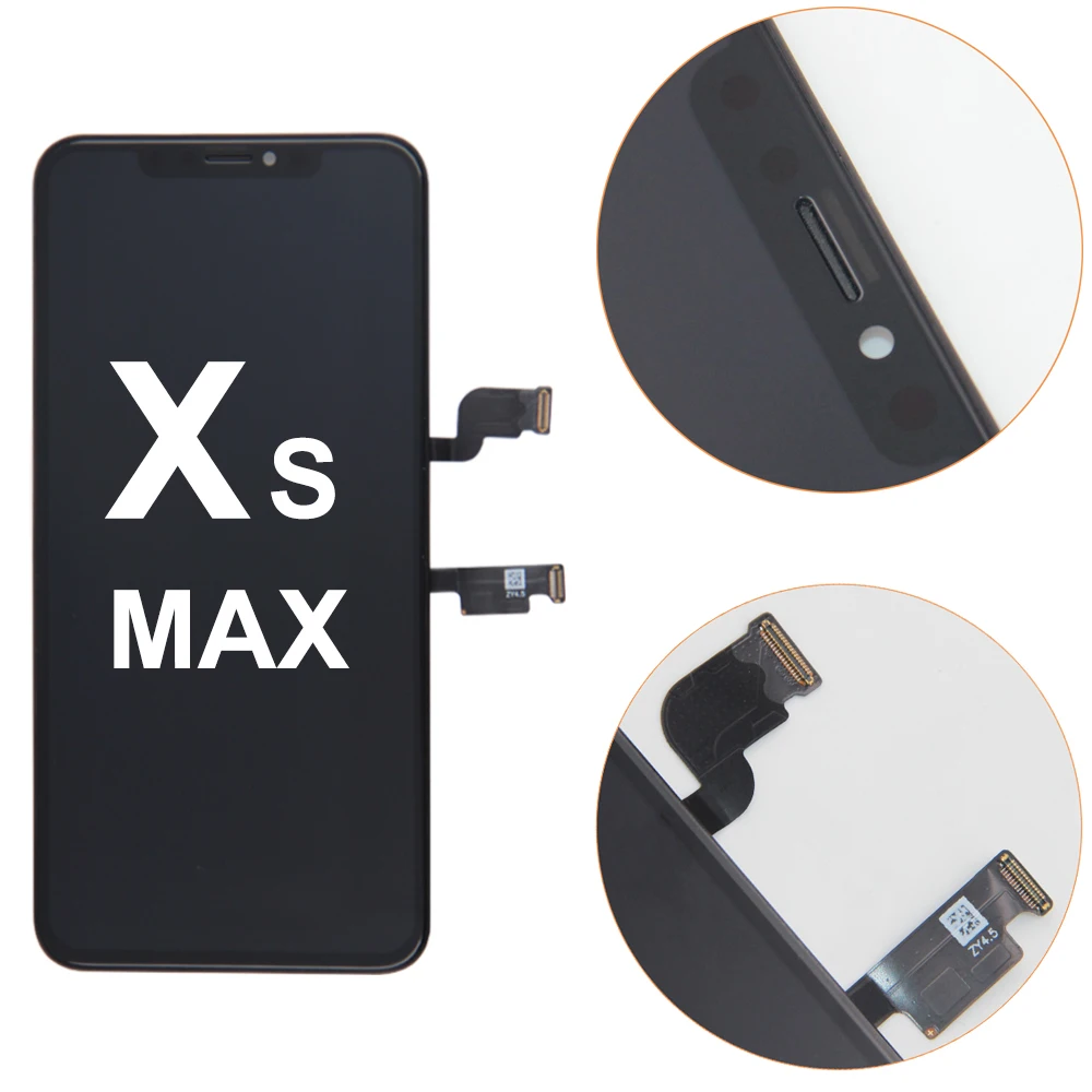 OLCD For iPhone XS MAX GX True Tone Touch Screen Digitizer Assembly LCD Replacement Display For iPhone XS MAX Screen INCELL