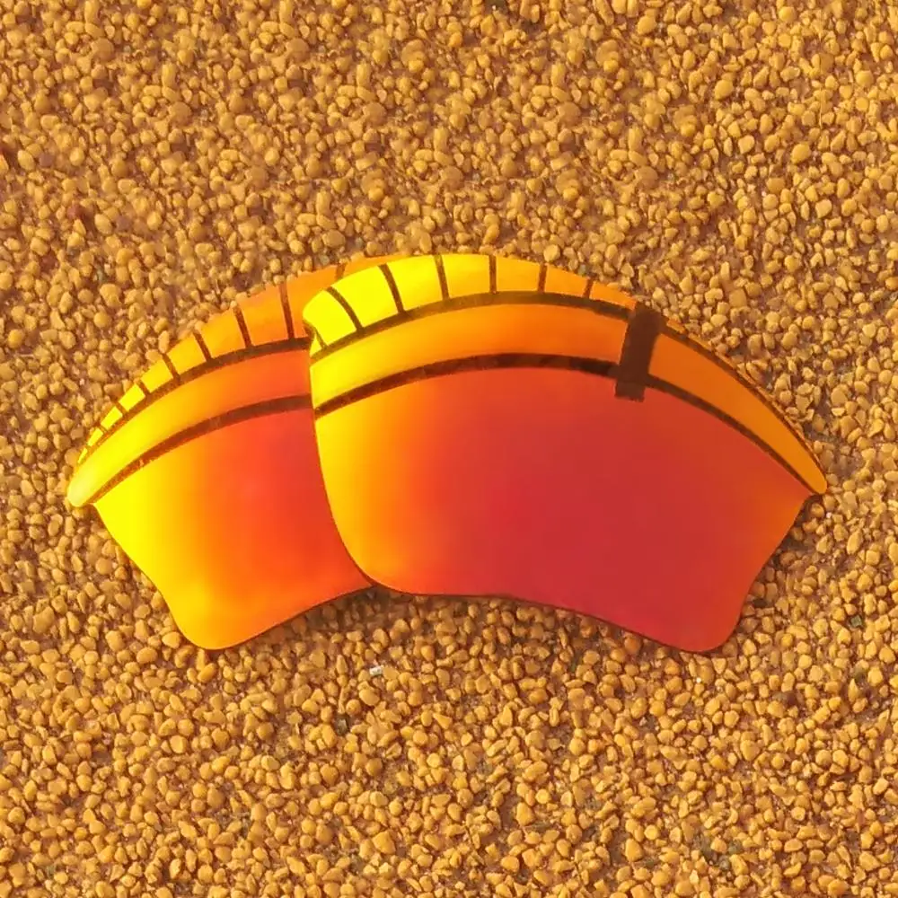 

Orange Red Mirrored Polarized Replacement Lenses for Half Jacket XLJ Sunglasses Frame 100% UVA & UVB