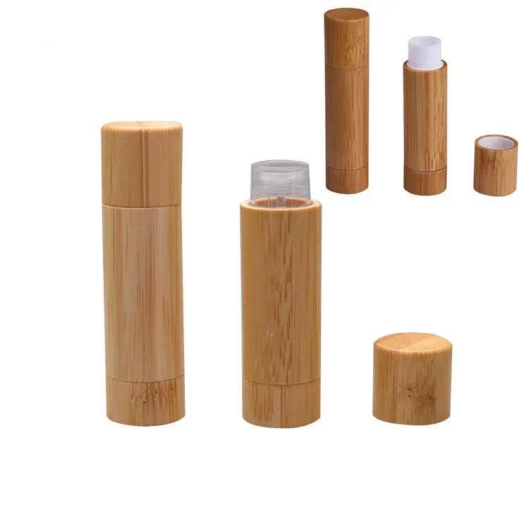 

wholesale lipstick tube bulk 3ml 5ml bamboo lipstick tube container mini lipstick container lipstick tubes with logo