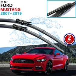 Car Wiper Blades for Ford Mustang 2007~2019 2015 2016 2017 2018 2019 S550 EcoBoost Export GT Front Windshield Car Accessories