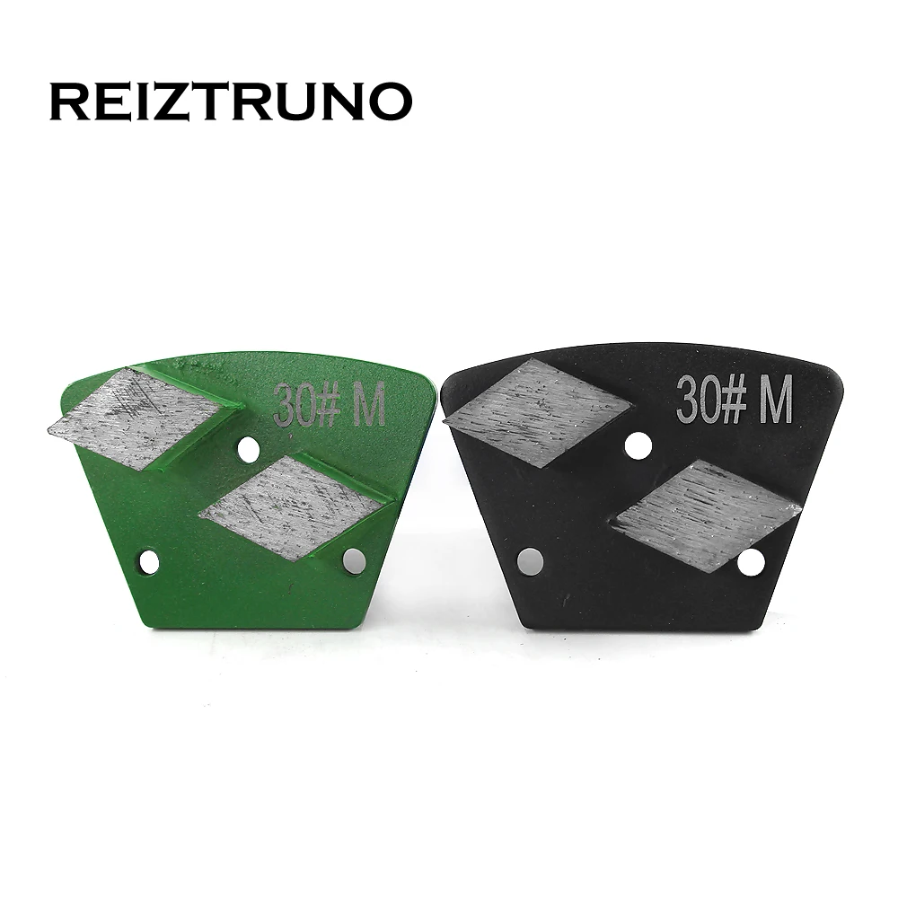 REIZTRUNO 1 pezzo Da Terra triangolo utensili di rettifica con due rombo segmenti di Diamante schiave Del metallo Disco di Macinazione Per Cemento