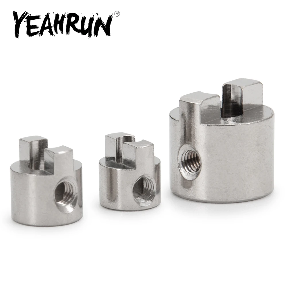 YEAHRUN 10Pcs 3/4/5mm Stainless Steel Drive Dog Shaft Crutch Connector Paddle Fork for RC Electric Boat Model Accessories