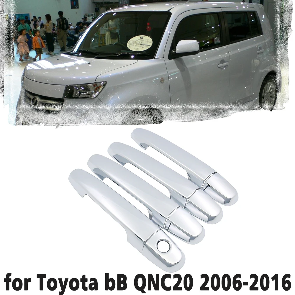 

Luxury chrome door handle cover trim protection cover for Toyota bB MK2 2006 2007 2008 2009 2010 2011 2012 Car accessory sticker