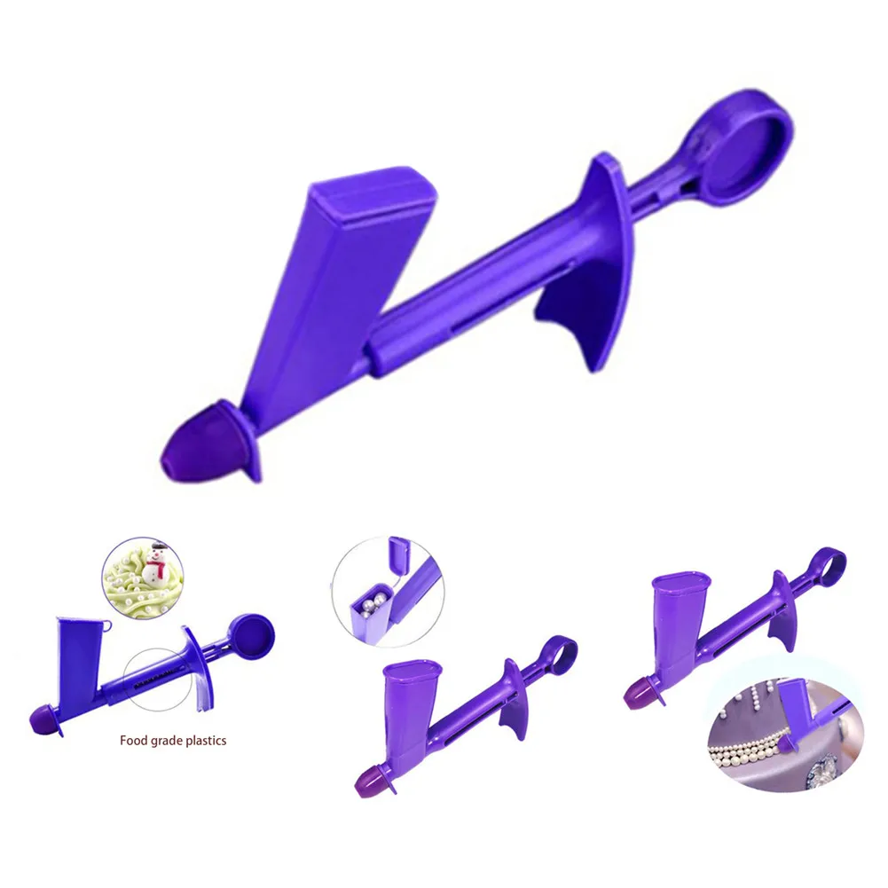 DIY Plastic Applicator  Fondant Cake Decorating Edible Cake Sugar Ball Cake Decorate Tool + 4 Converter For Cake Decor