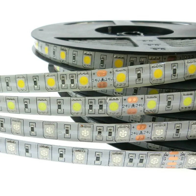 

Free Shipping IP20 non-waterproof warm white flexible led strips decoration lighting smd5050 5m/roll 300leds