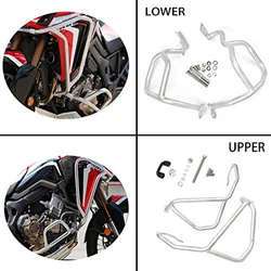 For Honda CRF 1000 L Africa Twin ADV CRF1000L Adventure Sports 2016-2019 Crash Bar Bumper Engine Guard Stunt Cage Protector