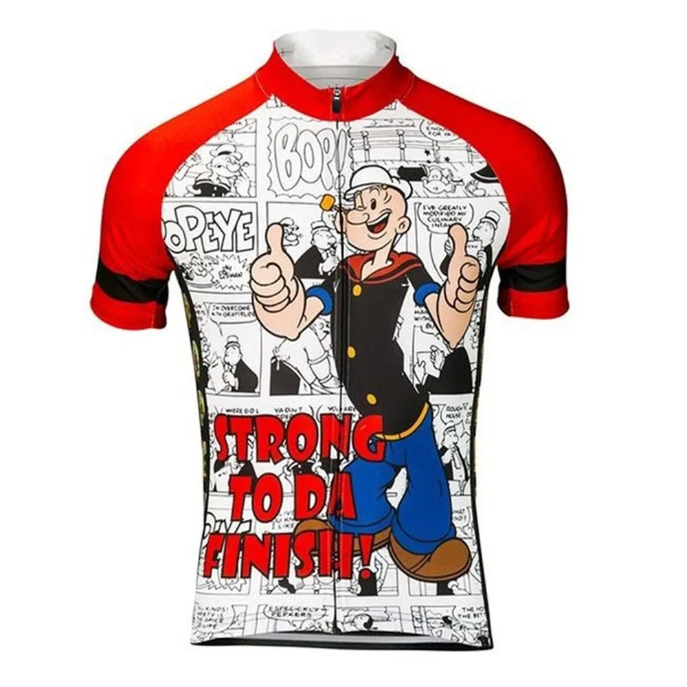 Koszulka kolarska Cartoon lato mężczyźni Funny koszulka Mtb camisa ciclismo koszulki rowerowe odzież rowerowa topy z krótkim rękawem maillot