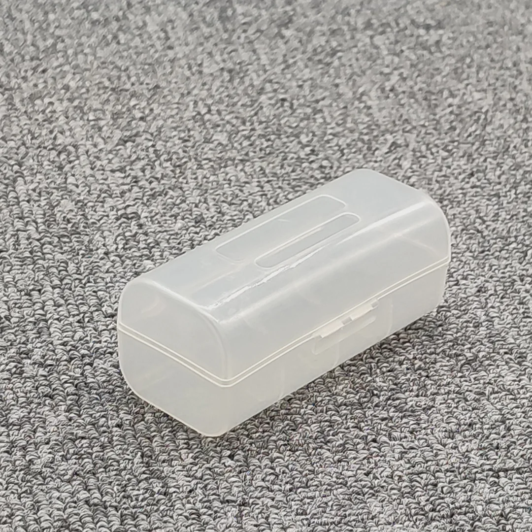 26650  Battery Storage Case Plastic Case Holder 26650 Battery Storage Box For 1 * 26650 Rechargeable Transparent