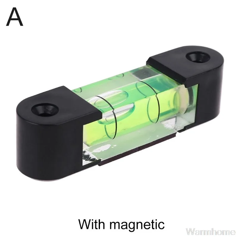 마그네틱 스피릿 레벨 버블 고정밀 수평 비드 레벨 버블 미니 실린더 레벨 버블 측정 도구
