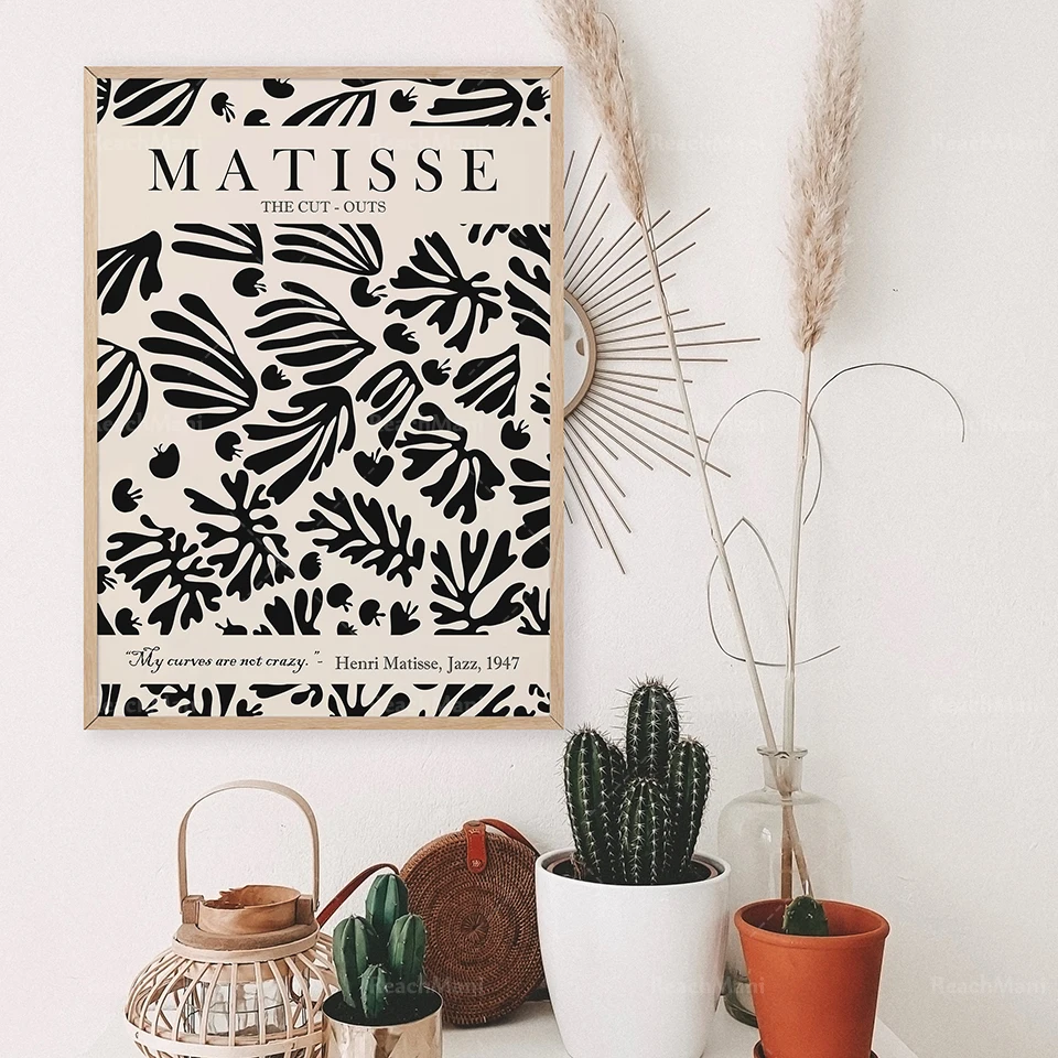 Matisse Poster Museum Poster Matisse Exhibition Poster Wall Art Prints Henri Matisse