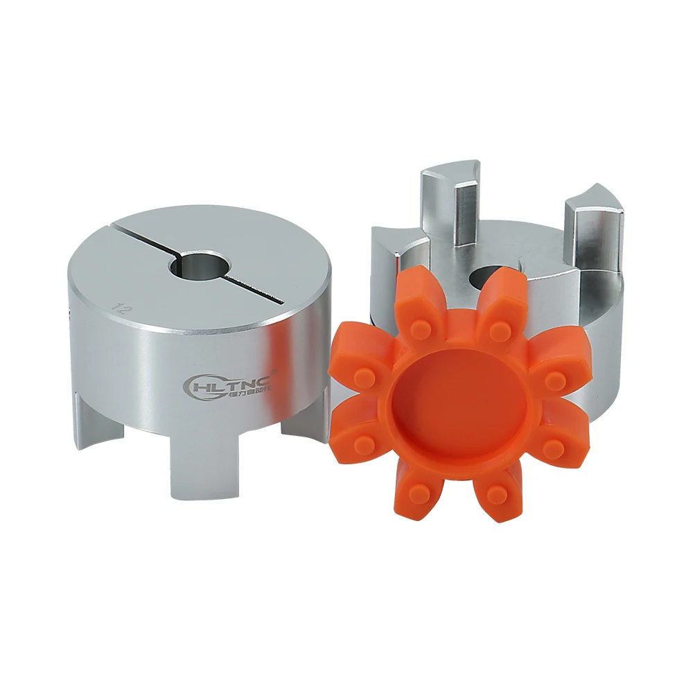 Penghubung Batang Rahang Motor CNC Kopling Poros Plum Laba-laba Fleksibel LF-B-D25L30 Lubang Dalam 5Mm-14Mm Kopling Elastis