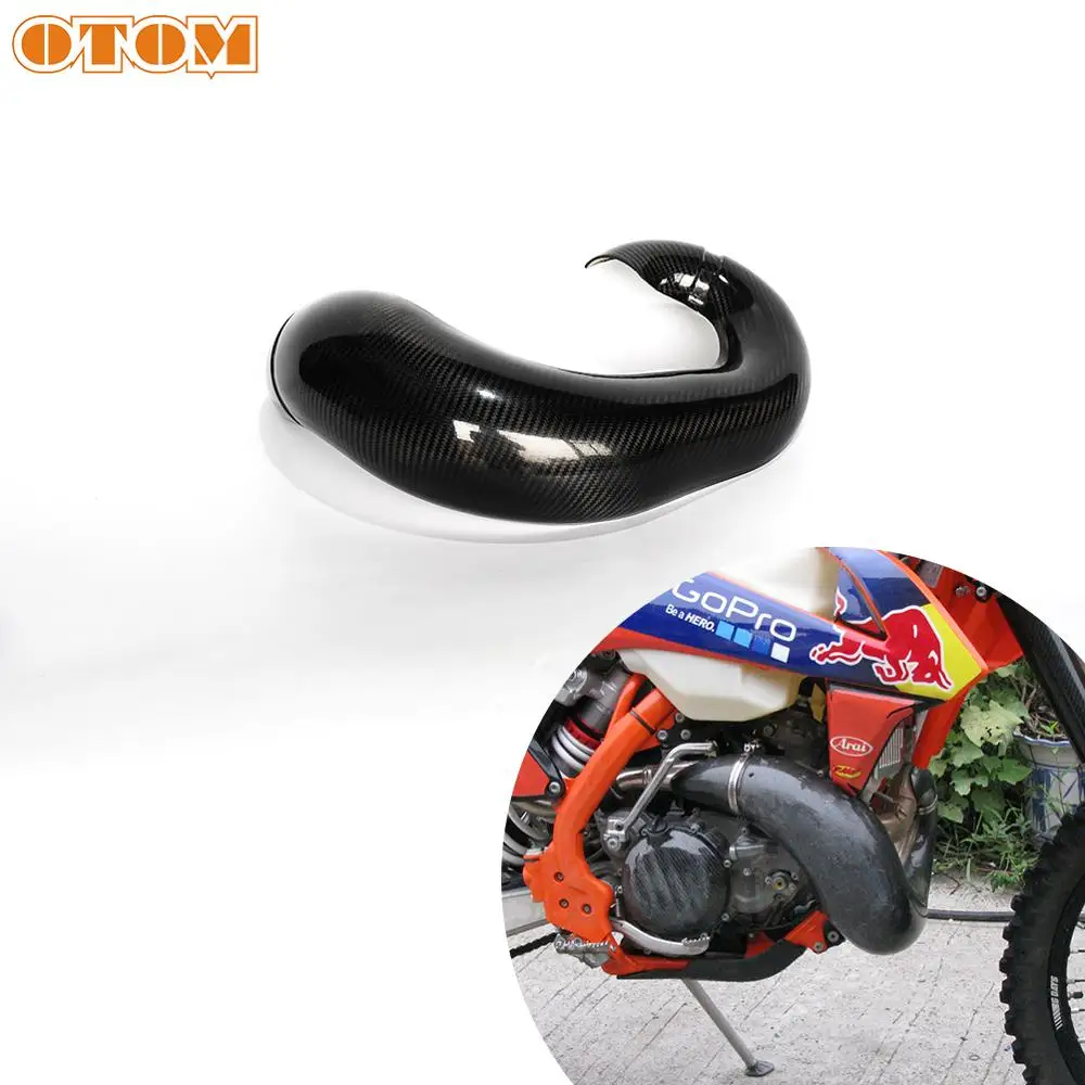 OTOM For KTM Motorcycle Exhaust Pipe Heat Shield Cover Protection For HUSQVARNA TC TE TX SX XC XCW 250 300 Exhaust Muffler Guard