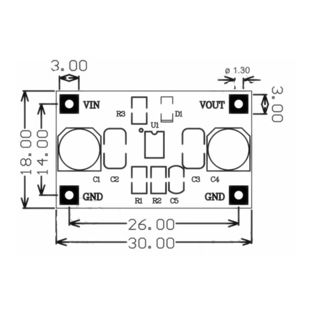 Taidacent LT3045 Linear Voltage Regulator Board Low Noise Dropout Parallel Adjustable Buck Converter 5V 9V 12V 15V