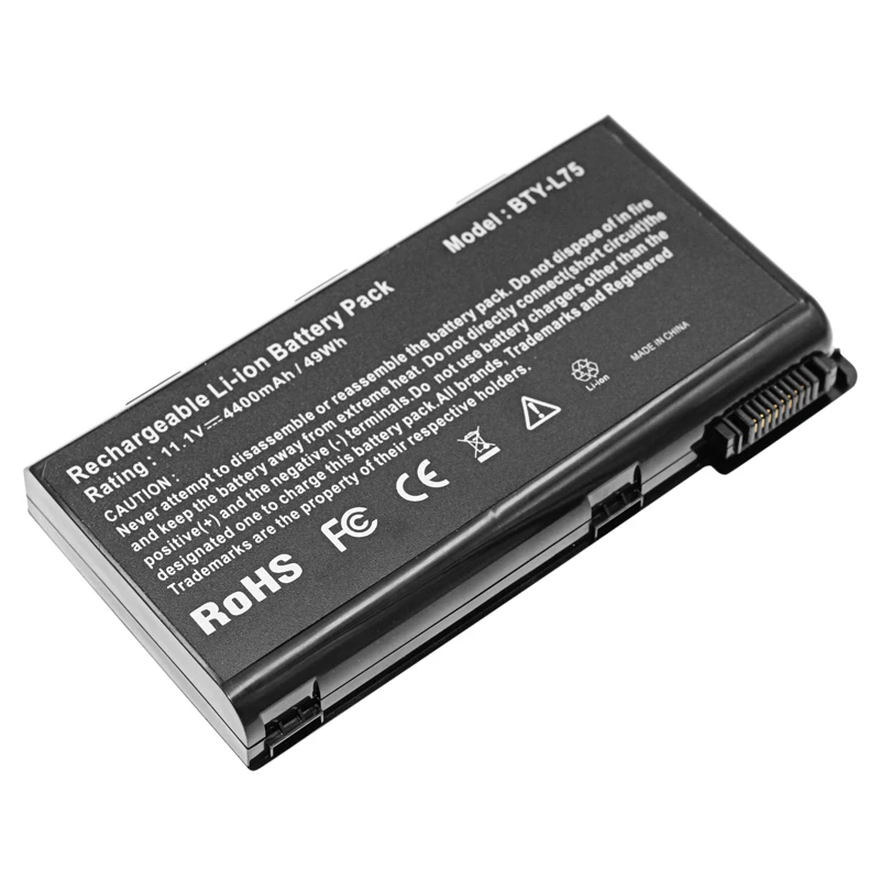 Imagem -03 - Apexway-bateria para Laptop Msi L74 L75 A5000 A6000 Cx500 Cx500dx Cx705x Cx623 Ex460 Ex610 Cx700 Cx620 Células de 4400mah