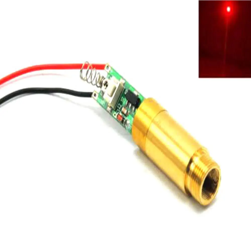 Industrial 650nm Red Dot Laser Diode Module APC Circuit 200MW DC3.7V