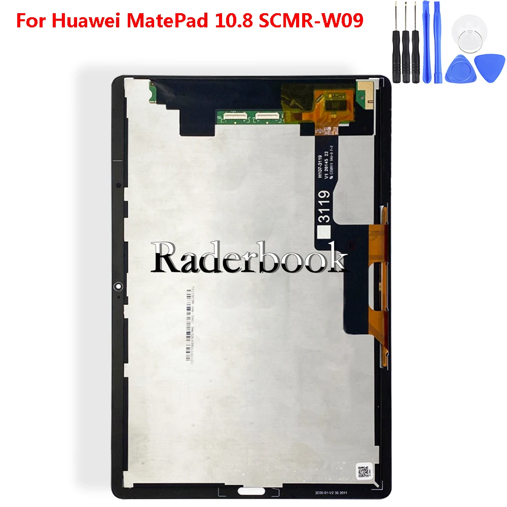 10.8' Inch'' LCD Display + Touch Screen Digitizer Glass Assembly For Huawei  SCMR-W09 Tablet Pc Parts