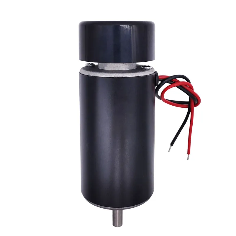 Machine Tool Spindle DC 12-48v 300W dc spindle motor brush air cool for CNC engraving machine