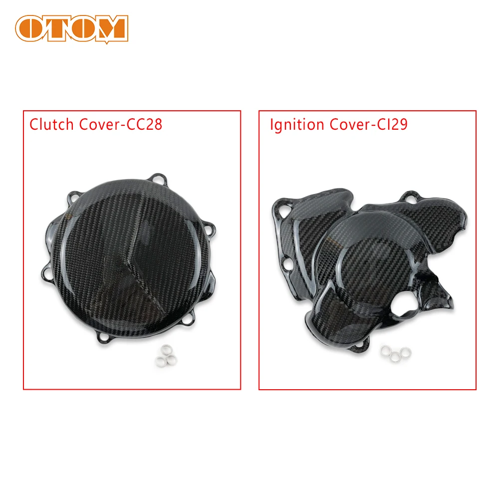 

OTOM Motocross Clutch Guard Cover Protector 11351-MEY-A30 And Magnetic Motor Protective Cover 11340-MEY-670 For HONDA CRF450X