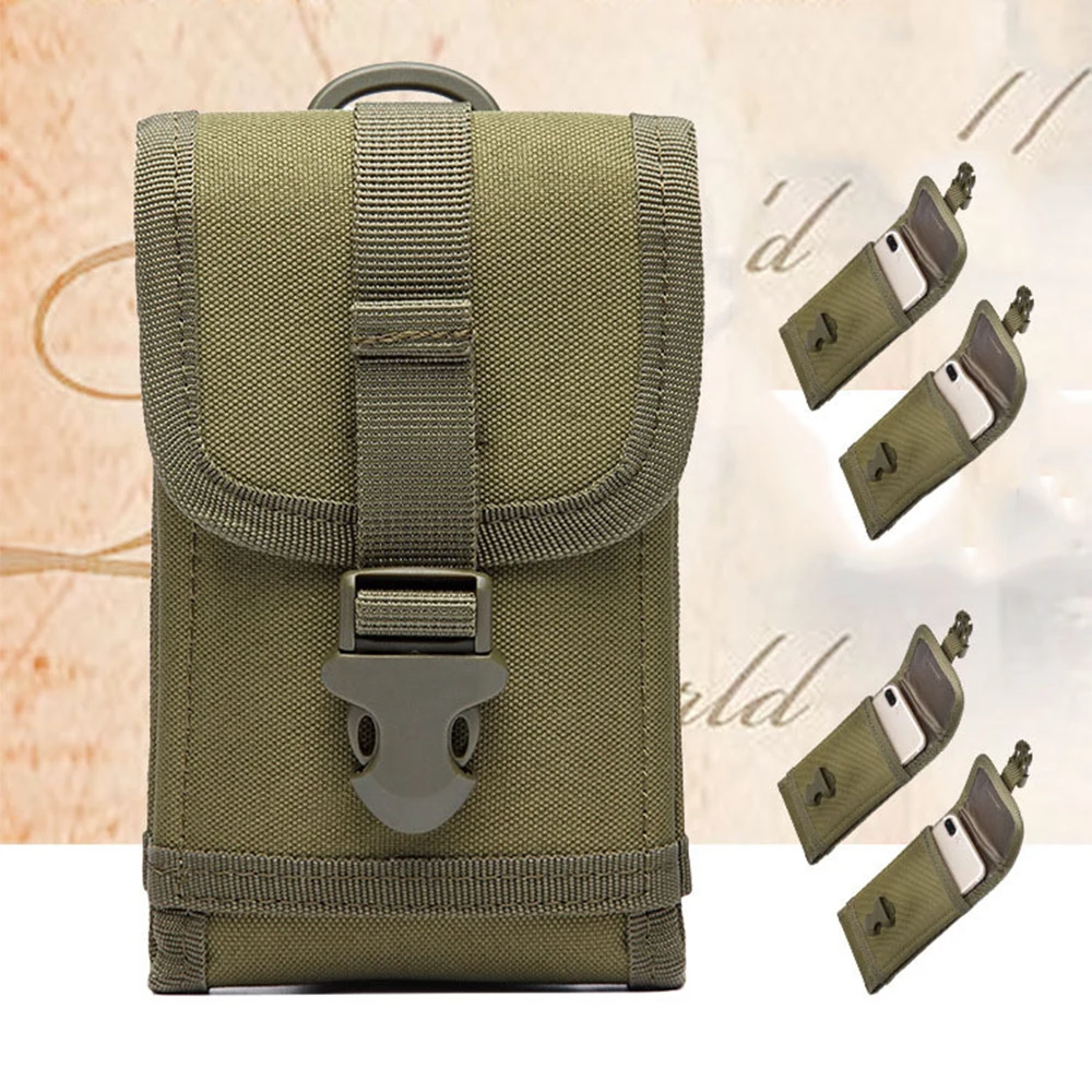 Custodia per telefono Molle Sport all\'aria aperta Tattico Molle Accessori per la vita Borsa per cintura per telefono Custodia per telefono cellulare