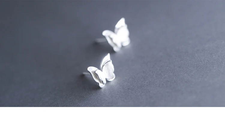 Pendientes de mariposa de 100% Plata de Ley 925 para prevenir alergias, pendientes de boda para mujer, accesorios de joyería Brincos