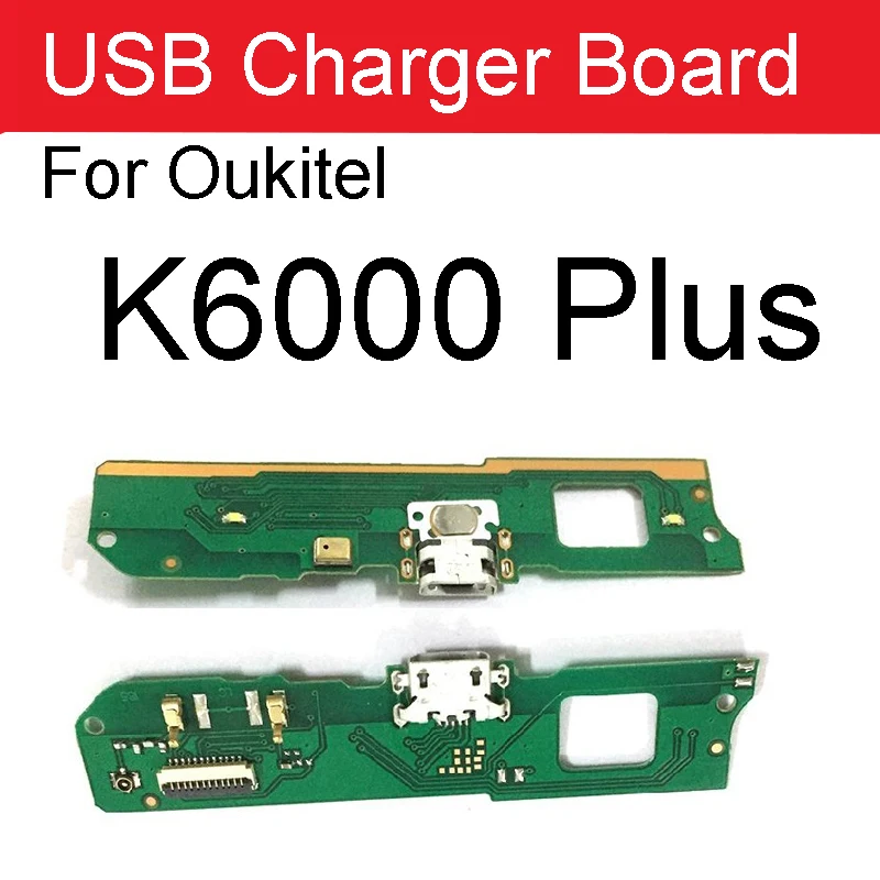 USB Port Lade Board Für Oukitel K6000 Plus USB Lade Dock Port Flex Kabel Zubehör Für K6000 Plus Ersatz Teile