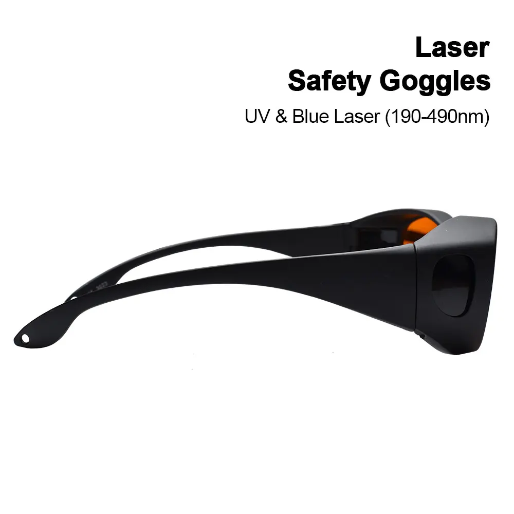 190-490nm OD4 الليزر نظارات حماية نظارات واقية درع حماية نظارات ل 40nm UV الليزر 450nm الليزر الأزرق