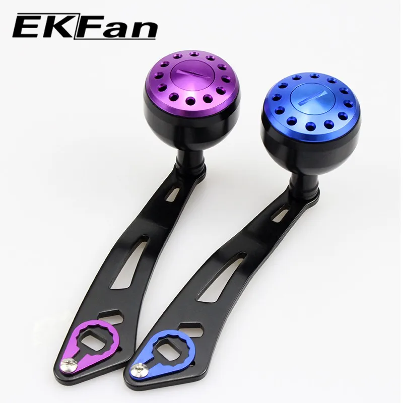 Ekfan Aluminium Legierung Angeln Reel Griff Länge 100mm Durchmesser 32mm Loch 8x5mm Für DAI & SHI Baitcasting Angeln Reel – Detail 3