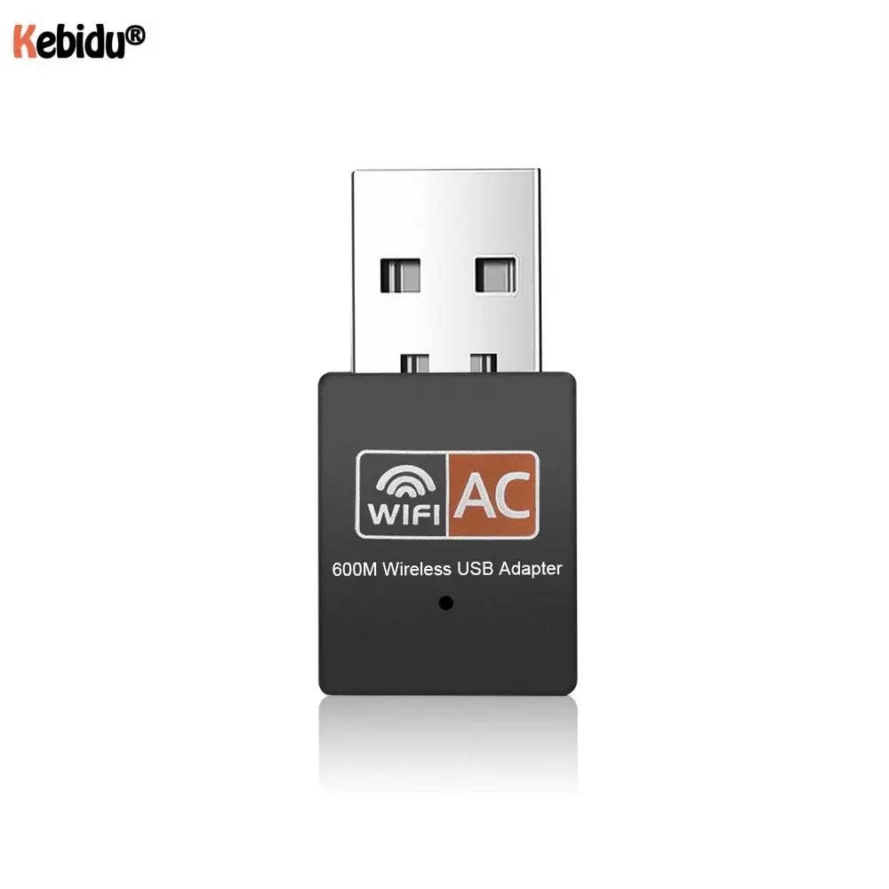 2021ใหม่ Wireless USB WiFi Adapter 600Mbps Wi-Fi Dongle PC การ์ดเครือข่ายแบบ Dual Band Wifi 5 Ghz อะแดปเตอร์ lan USB Ethernet ตัวรับสัญญาณ