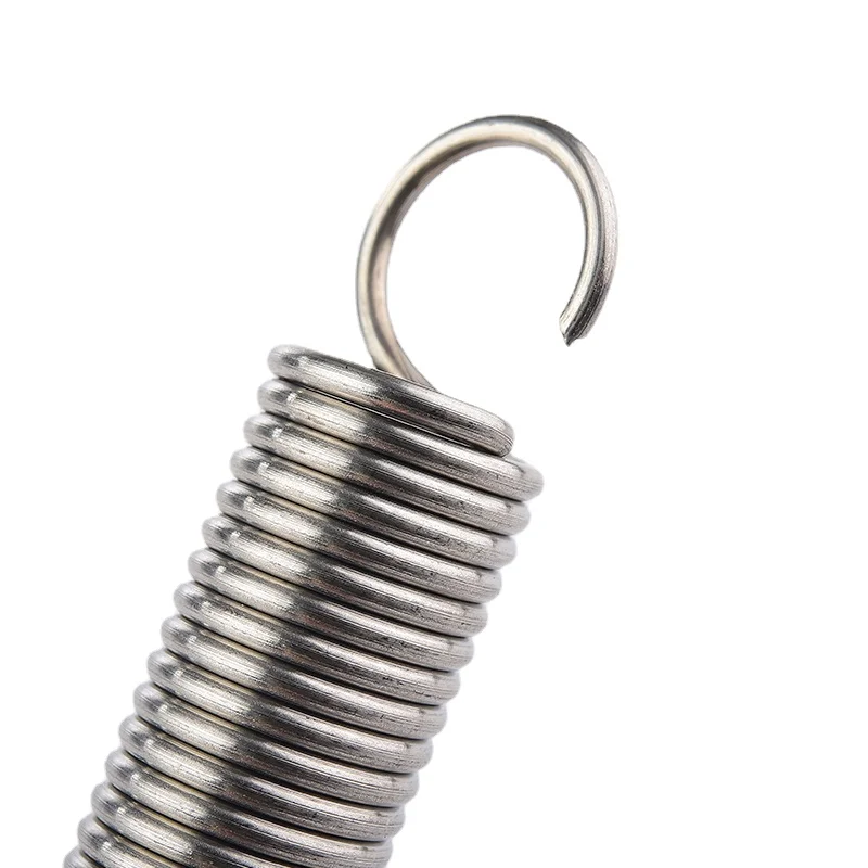 Tension Spring Extension Spring length 30-200 mm, Wire diameter 1.5 2.0mm Open Hook Extension Spring, 304SUS Hook Spring