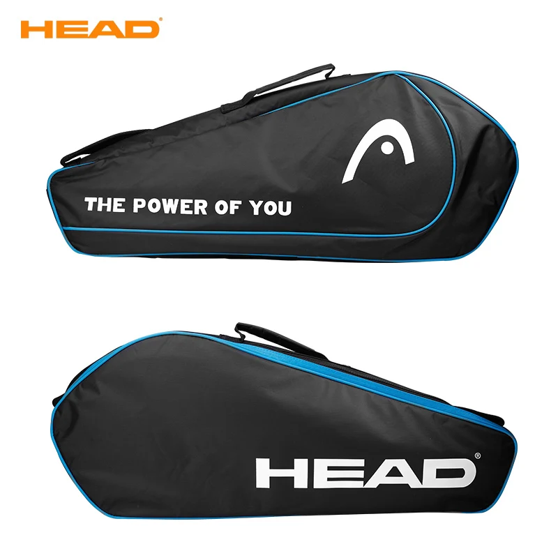 HEAD Tennis Racket Bag 3Pack Training Sports Competition Shoulder Hand Bag Handbag Squash Badminton Raquete De Padel Storage Bag