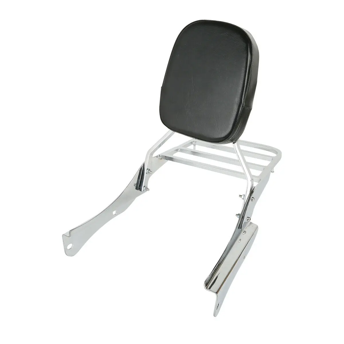Motorcycle Backrest Sissy Bar Luggage Rack For Honda Shadow Spirit VT750DC 2001-2003 2005-2007