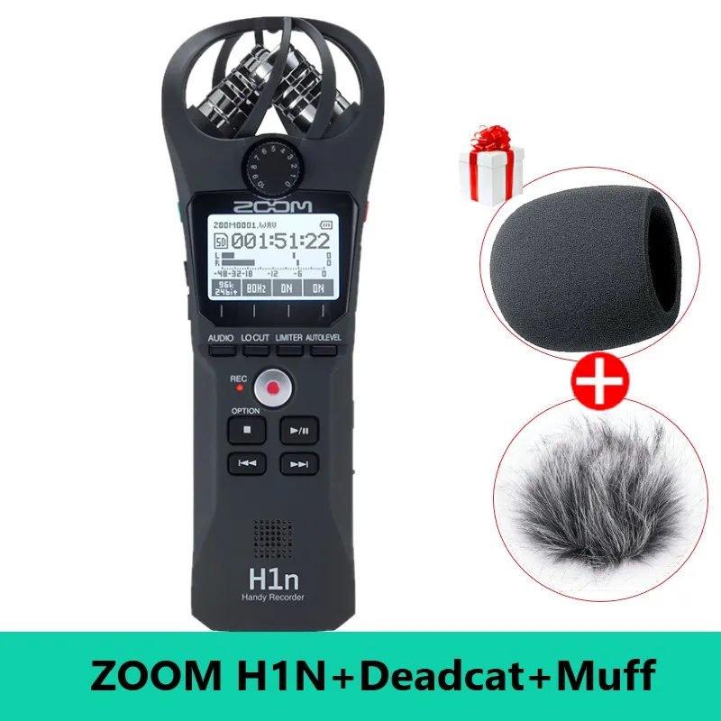 Updated ZOOM H1n Handheld Portable Recorder H1 Recording Pen Upgrade USB Microphone Mixer SLR Internal Recording