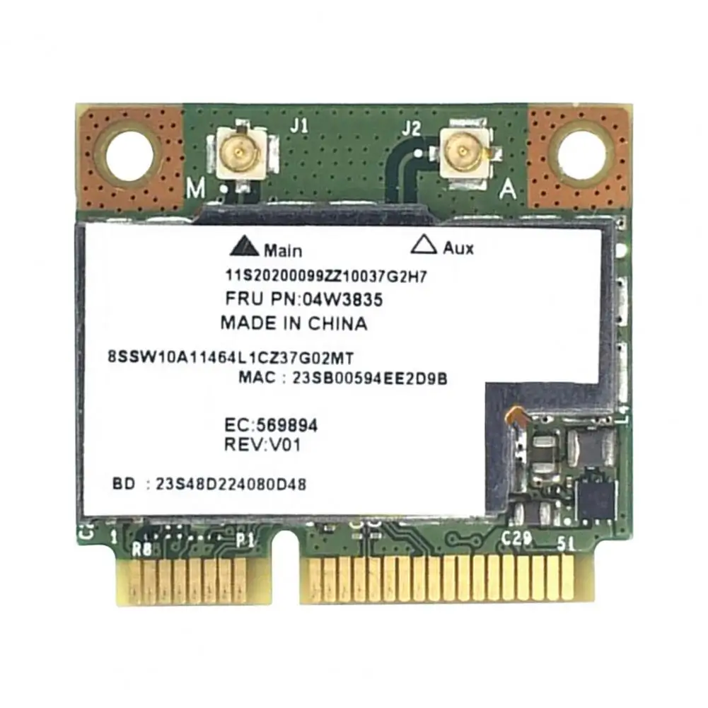 Dual Band BCM943228 300Mbps 2.4G/5GHZ 802.11 a/g/n half Mini PCI-E Wireless wifi card SPS 669832-001 for 8470P 8570W 2570P