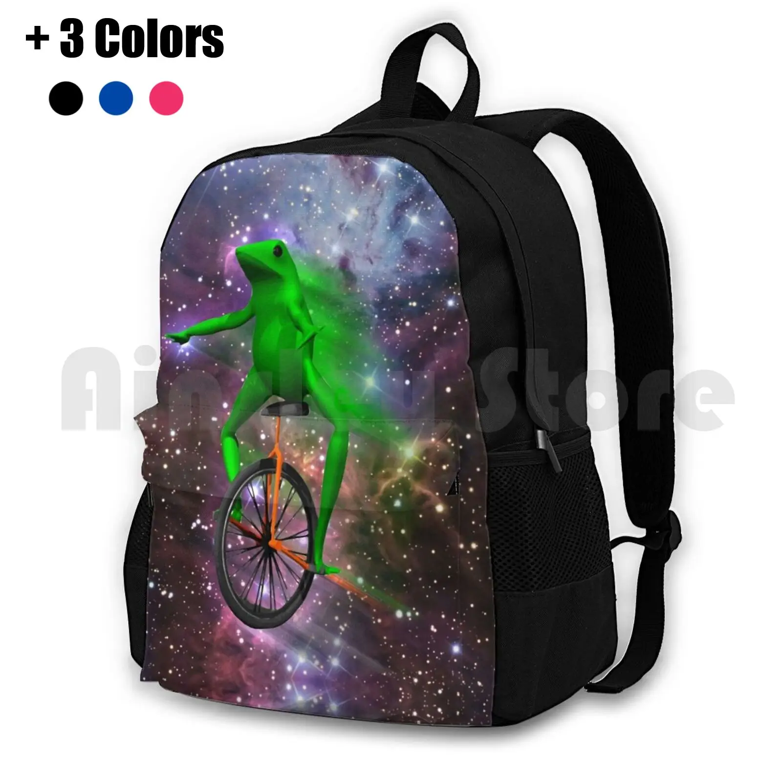 Camisa Dat Boi Meme, mochila de senderismo al aire libre, impermeable, viaje de Camping, Dat Boi Meme Frog Astronaut Space Funny Moon