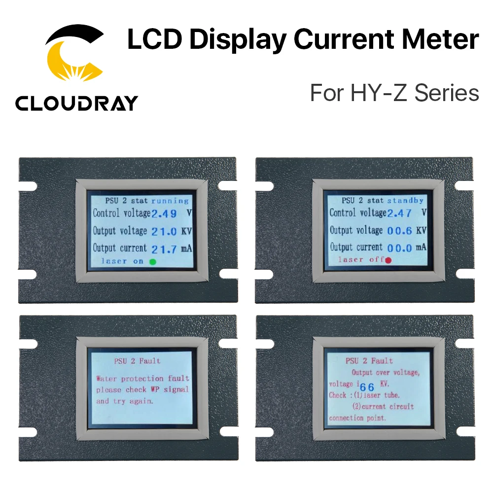 Cloudray CO2 Laser Power Supply LCD Display Current Meter External Screen for HY-Z Series CO2 Laser Power Supply