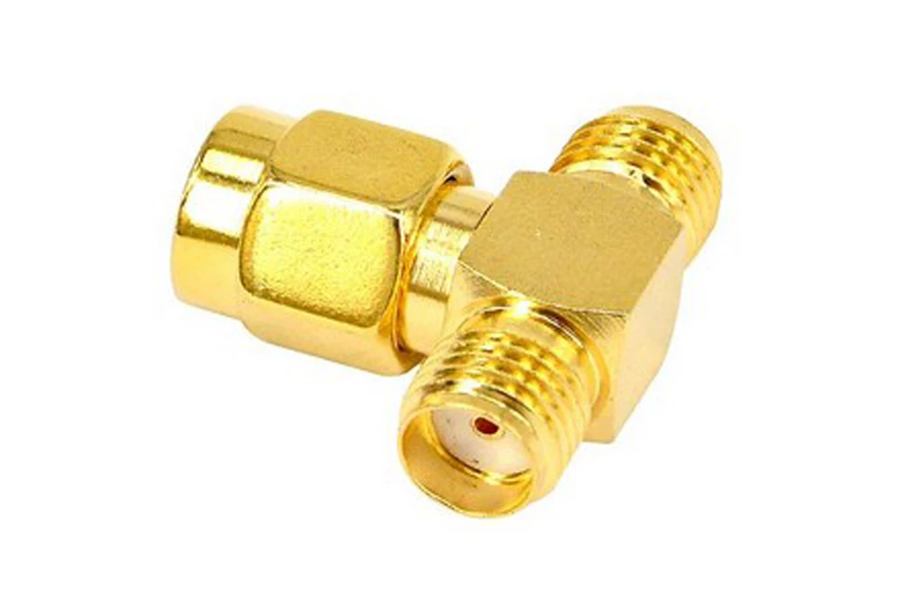 100 teile/los 3 Way RF T Typ SMA Stecker auf 2 SMA Weibliche Splitter Konverter Adapter – Detail 3
