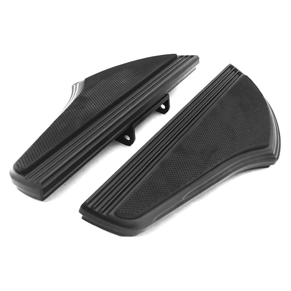 Motorcycle Floorboard Rubber Non-slip CNC Pedal Black Driver Footrest for Harley Models Indian 2014-2019