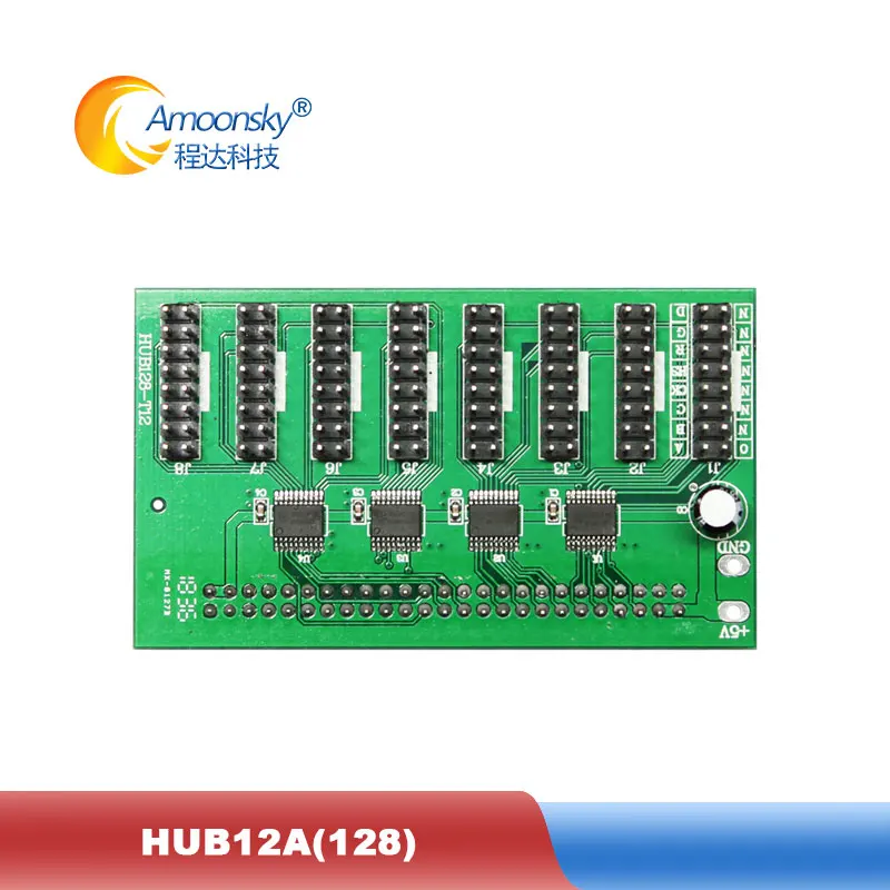 LED Display Modul Panel Adapter Board Hub Karte Hub75b Hub75e Hub08 Hub12 Arbeit mit Linsn RV901T RV801D Nova Farblicht