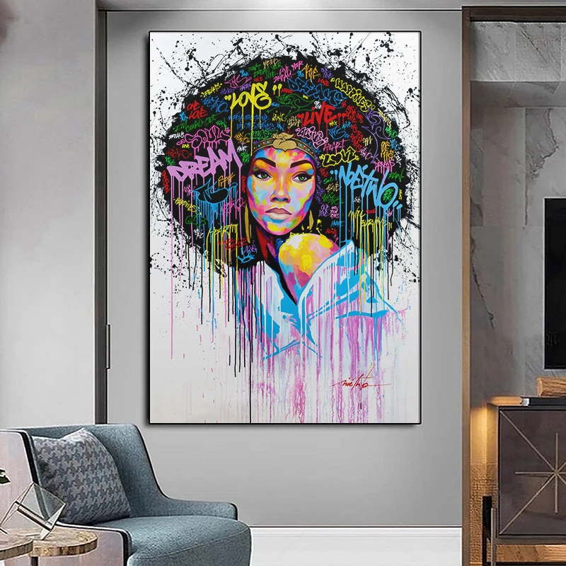 Banksy Graffiti Street Art Collection Follow Your Dream Smile Abstract Canvas Painting Poster Prints Wall Picture Home Decor