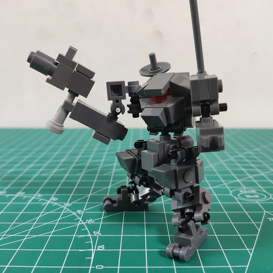 8Cm Mecha Vechten Warfare Soldaat Robots Model Assemblage Kleine Deeltje Bouwstenen Educatief Speelgoed Voor Kinderen Bakstenen