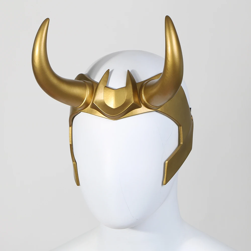 Lady LOKI Resin Mask, Sylvie Horn Helmet Anime Cartoon Halloween Cosplay Costume Props