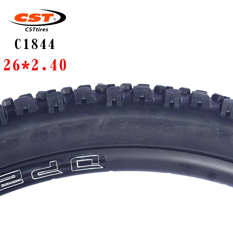 CST ROCK HAWK 산악 자전거 타이어, MTB 자전거 두꺼운 타이어, 26 인치, 27.5 인치, C1844 철사, 26*2.40, 27.5*2.25