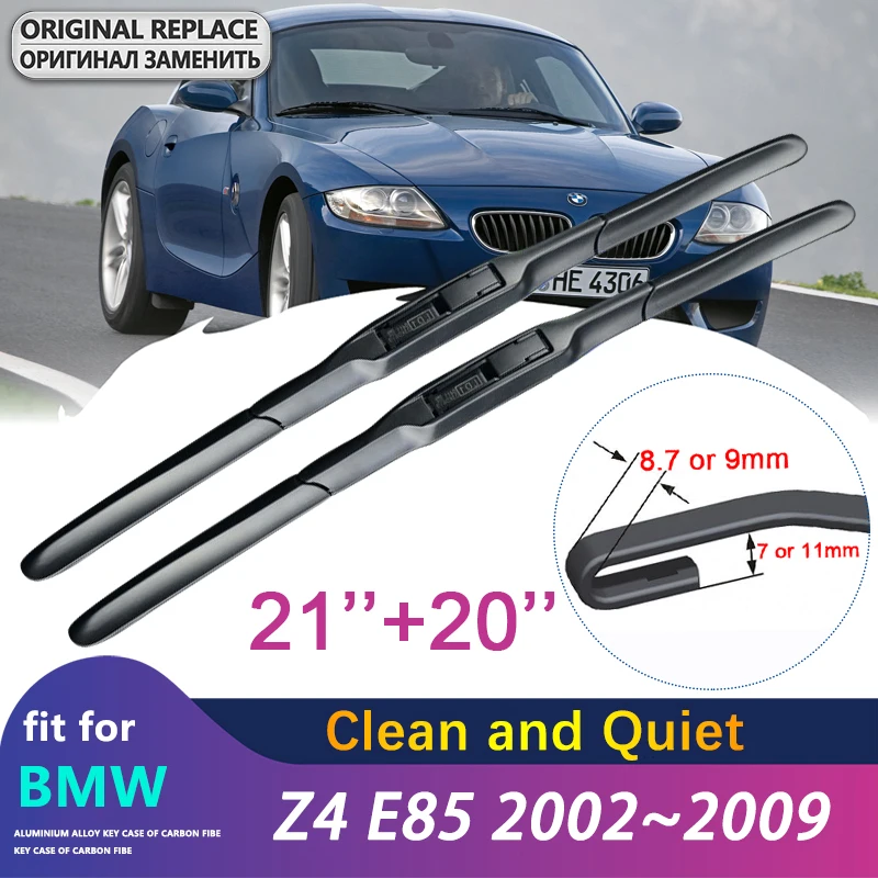 

for BMW Z4 E85 2002~2009 2003 2004 2005 2006 2007 2008 Front Windshield Windscreen Wipers Car Wiper Blade Car Accessories