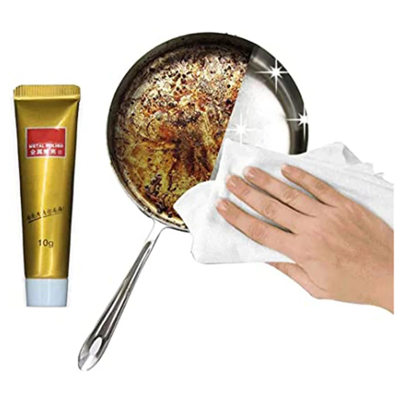 Multiuso todo o metal polidor creme prata mais limpo e polonês polimento de metal prata cobre latão cromado porcelana jóias