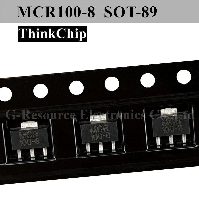 (20pcs) MCR100-8 SOT-89 MCR18 SMD Unidirectional SCR  (Marking 100-8)