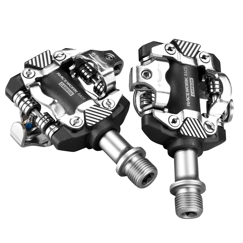 SPD X-M8100 Ultra-light MTB Pedals Bike Self-Locking SPD Pedals DU Bearing Mountain Bike Pedals Die Casting Carbon Fiber Pedal