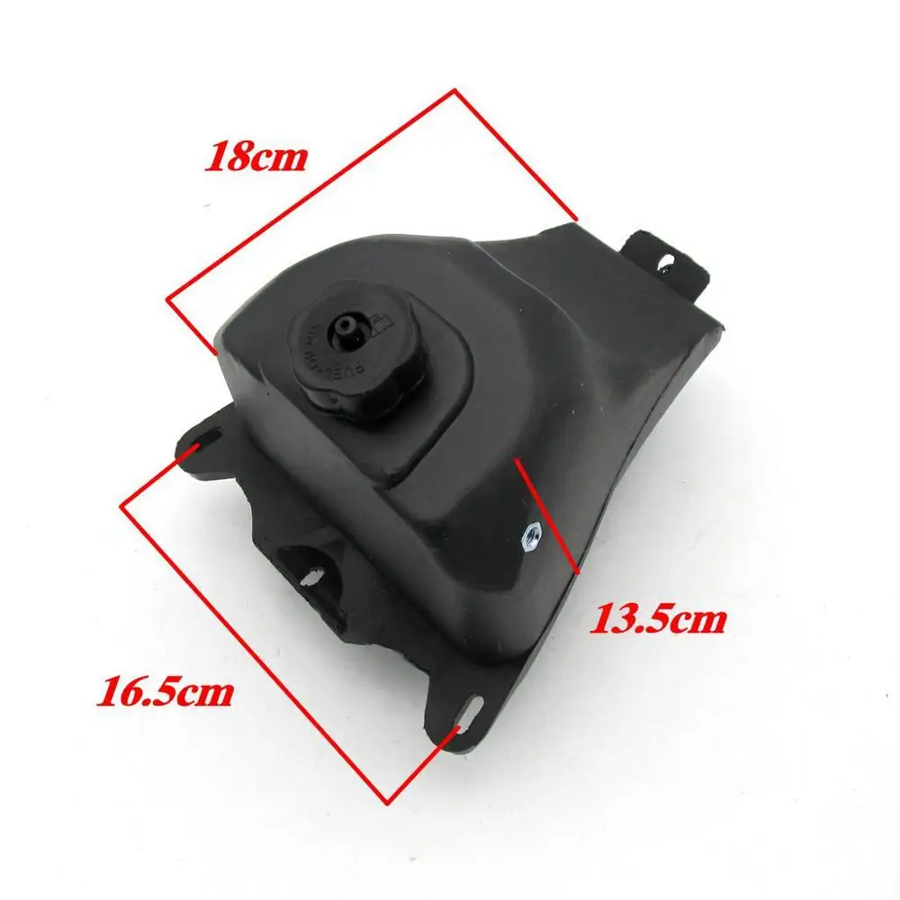 General High-capacity ATVs Gas Petrol Fuel Tank + Fuel Cap 49cc 2 stroke For small Apollo Quad 4 Wheeler